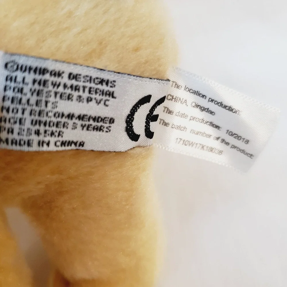 Unipak‎ Little Passports Toby Plush Puppy Dog Bean/Pellet Bottom